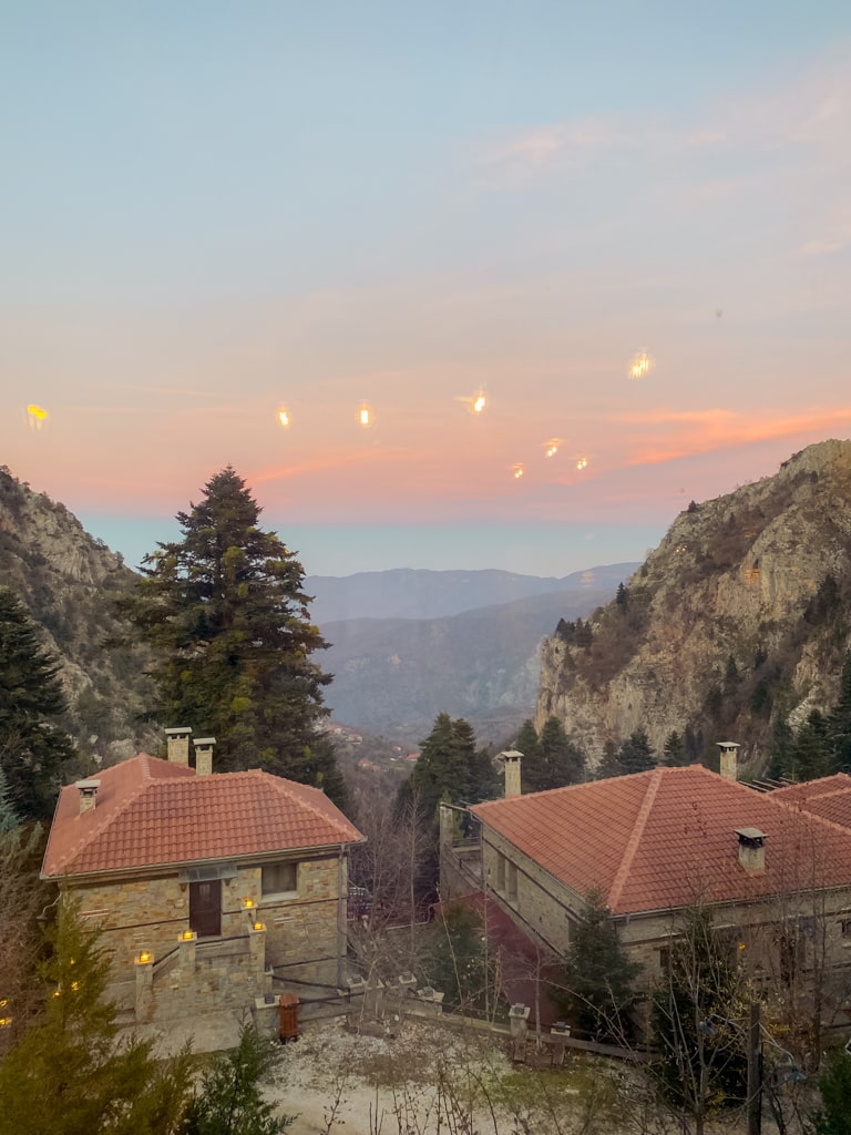 The village at dusk