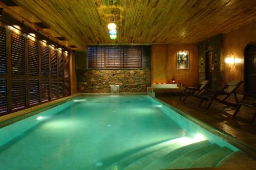 The indoor pool